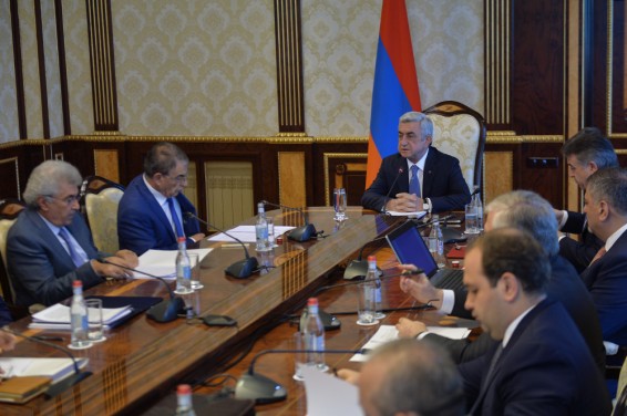 Նախագահ Սերժ Սարգսյանը հրավիրել է Ազգային անվտանգության խորհրդի նիստ