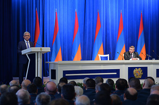 Բոլորը թող ականջին օղ անեն՝ օրինական նպատակին հասնելու համար կարևոր է նաև համաչափ գործելը. Սերժ Սարգսյան