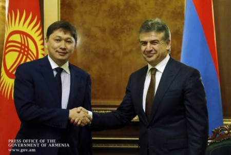 Հայաստանի և Ղրղըզստանի վարչապետները քննարկել են երկկողմ տնտեսական կապերի զարգացման հարցեր