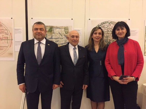 Photo. Հայկական հնագույն քարտեզներն առաջին անգամ ցուցադրվեցին Բրատիսլավայում