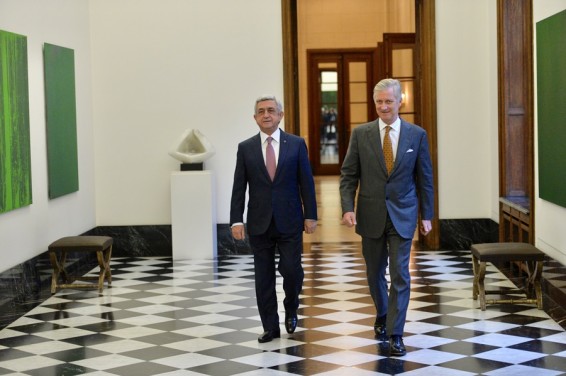 Նախագահը հանդիպում է ունեցել Բելգիայի Թագավոր Ֆիլիպի հետ