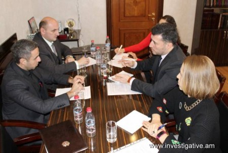 ՀՀ քննչական կոմիտեի նախագահի տեղակալ Արթուր Ղամբարյանն ընդունել է ԵԽ պատվիրակությանը