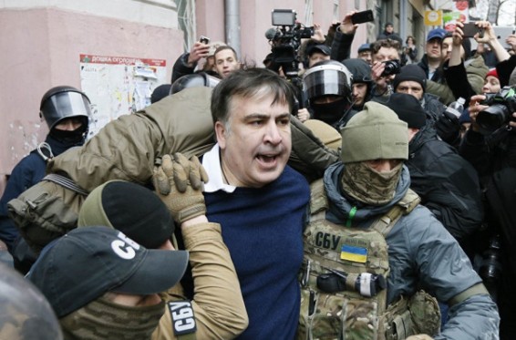 Կիևում բերման ենթարկված Սաակաշվիլիին կարող է սպառնալ 3-5 տարվա ազատազրկում