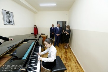 Երևանի Ավետ Գաբրիելյանի անվան արվեստի դպրոցը հիմնանորոգումից հետո իր դռներն է բացել շուրջ 300 սաների առջև