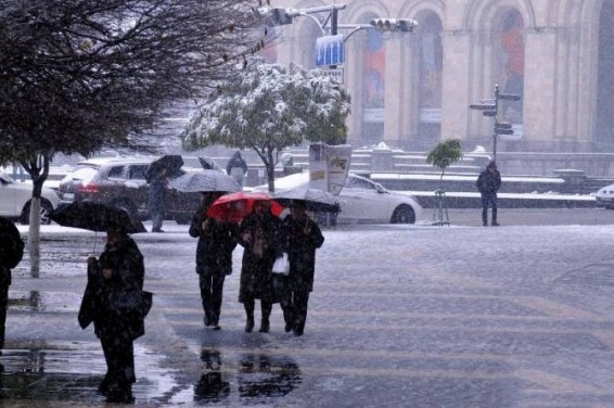 Հայաստանում հունվարի 14-ին կլինեն տեղումներ