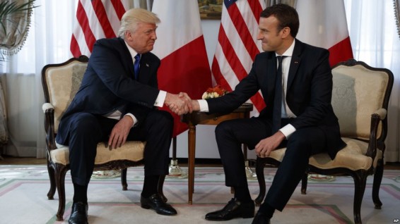 Трамп пригласил Макрона посетить США с государственным визитом