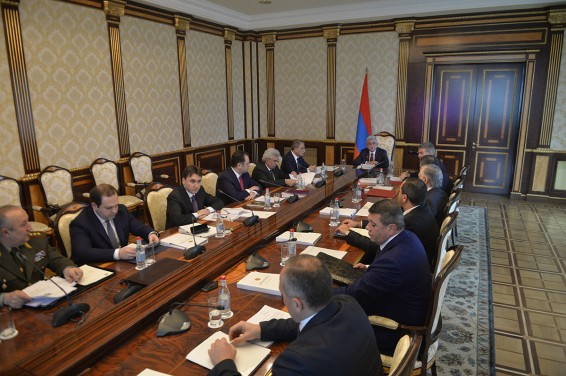 Նախագահ Սերժ Սարգսյանը հրավիրել է Ազգային անվտանգության խորհրդի նիստ