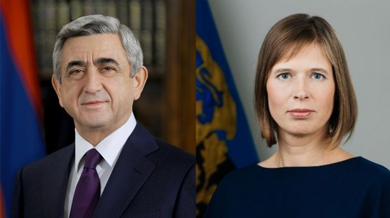 Серж Саргсян поздравил президента Эстонии со 100-летием провозглашения независимости