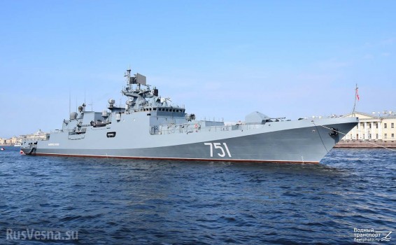 Вооруженный «Калибрами» фрегат «Адмирал Эссен» взял курс на Сирию