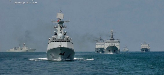 Китайский флот в средиземном море переходит под командование России
