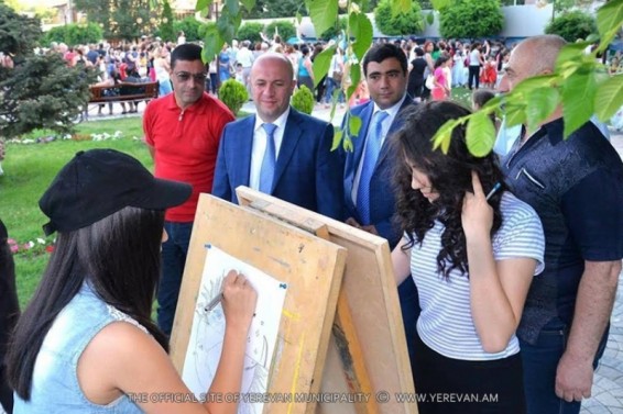 Photo. «Երևանյան ամառ 2016» . «Ողջույն Ավանից» խորագրով միջոցառում