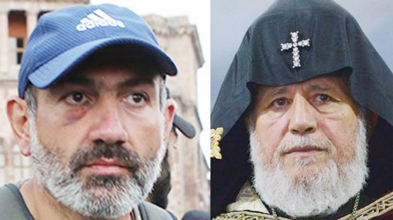 Католикос Гарегин II и Никол Пашинян обсудили внутриполитическую ситуацию в Армении