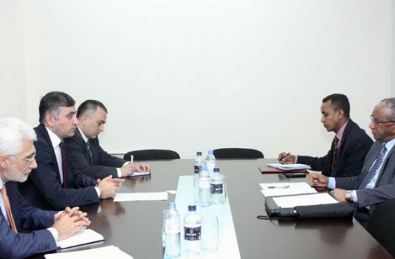 ՀՀ-ում Եթովպիայի նորանշանակ դեսպանն իր հավատարմագրերի պատճենը հանձնեց ԱԳ նախարարի տեղակալին