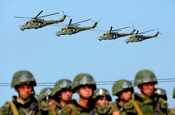 Армейская авиация задействована на учениях российской базы в Армении