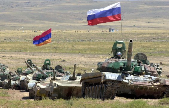 Основной этап тактических учений военной базы ЮВО начался в Армении