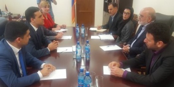 Արման Թաթոյանն ընդունել է ԻԻՀ վերահսկողության գլխավոր կազմակերպության նախագահ Նասեր Սերաջին