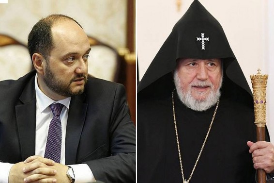 Կաթողիկոսի օրհնությունը ԿԳ նախարարին պետք չէ. «Հրապարակ»
