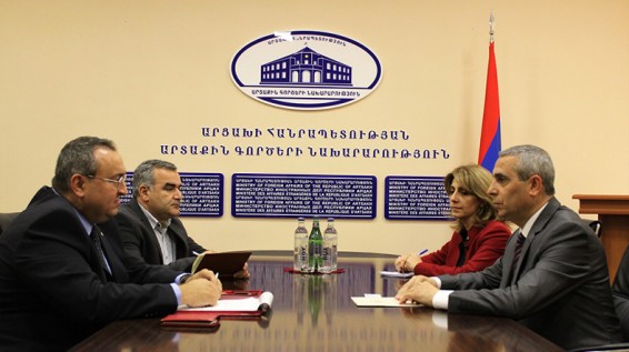 Արցախի Հանրապետության ԱԳ նախարարն ընդունել է ԿԽՄԿ առաքելության նորանշանակ ղեկավարին