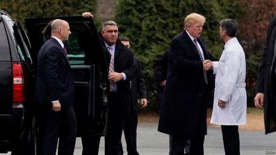 Дональд Трамп прошел ежегодный медосмотр