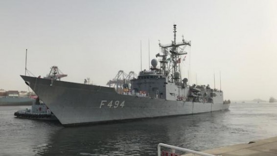 Турецкий фрегат TCG Gökçeada отправился в Пакистан для участия в учениях AMAN-2019