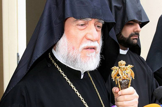 Արամ Ա կաթողիկոսը Հայաստանում է