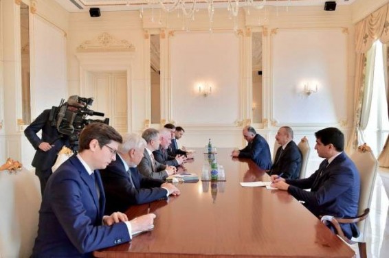 Իլհամ Ալիևը հանդիպել է Մինսկի խմբի համանախագահների հետ