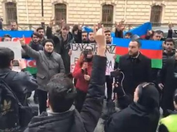 Բաքվում ազգայնականները ռուսների, իրանցիների եւ հայերի դեմ ակցիա են անցկացրել