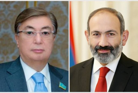 Փաշինյանը շնորհավորել է Կասիմ-Ժոմարտ Տոկաևին՝ Ղազախստանի նախագահի պաշտոնը ստանձնելու կապակցությամբ