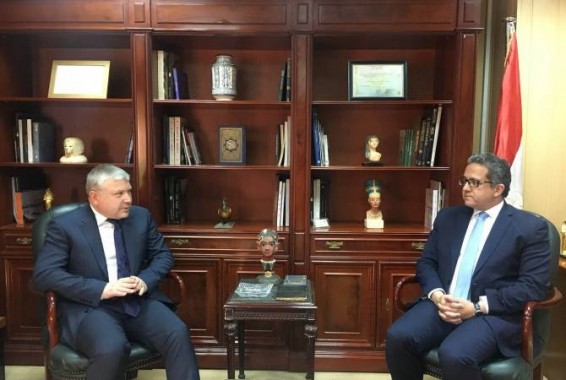 Դեսպան Գրիգորյանը հանդիպում է ունեցել Եգիպտոսի հնությունների նախարարի հետ