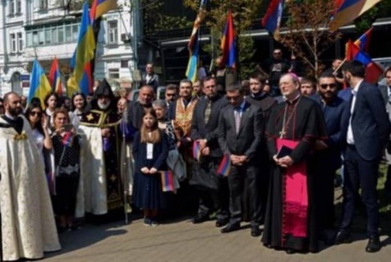 Հայոց ցեղասպանության զոհերի ոգեկոչման միջոցառումները մեծ արձագանք են գտել Ուկրաինայի ԶԼՄ-ներում
