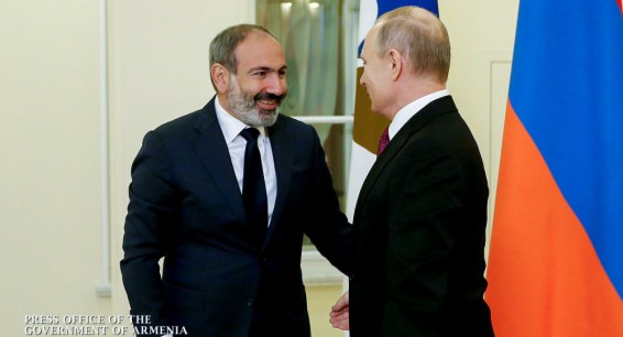 Пашинян назвал дату визита Путина в Армению