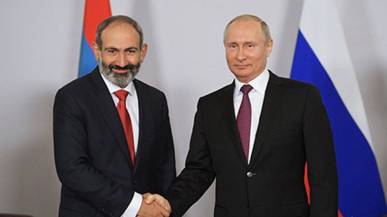 Премьер Армении Никол Пашинян встретится с президентом РФ Владимиром Путиным