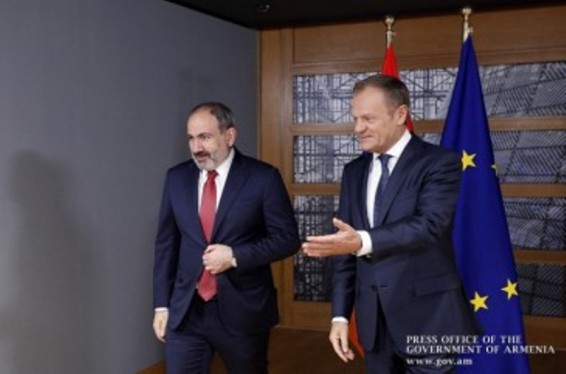 ՈւՂԻՂ․ Նիկոլ Փաշինյանի և Դոնալդ Տուսկի համատեղ ասուլիսը
