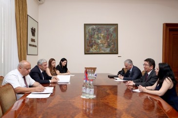 Ֆելիքս Ցոլակյանն ընդունեց JICA-ի ներկայացուցչին