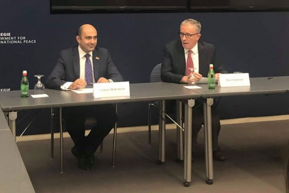 Էդմոն Մարուքյանն ԱՄՆ-ում մասնակցել է Կառնեգի հիմնադրամի հրավերով կազմակերպված կլոր սեղան-քննարկմանը