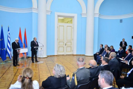 Հայաստանի և Հունաստանի նախագահները քննարկել են համագործակցության խորացման հնարավորությունները