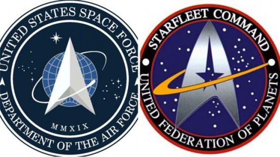 Эмблема Космических сил США оказалась очень похожа на логотип Star Trek