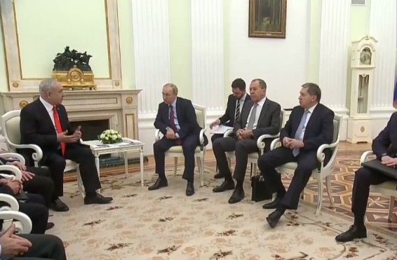 VIDEO: Владимир Путин проводит встречу с Биньямином Нетаньяху