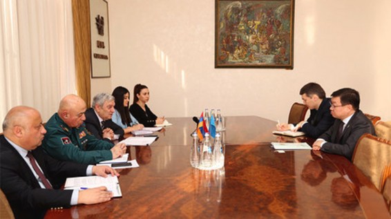 Ֆելիքս Ցոլակյանն ընդունել է Հայաստանում Ղազախստանի Հանրապետության արտակարգ և լիազոր դեսպան Թիմուր Ուրազաևին