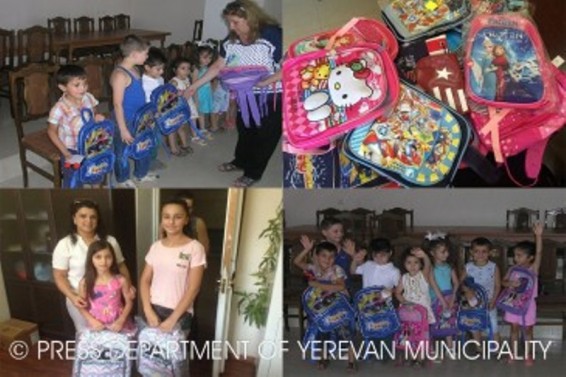 Դպրոցական պայուսակներ ու գրենական պիտույքներ` արցախցի երեխաներին