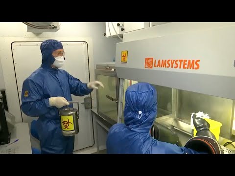 VIDEO: Борьба с COVID-19: российская биолаборатория приступила к работе в Италии
