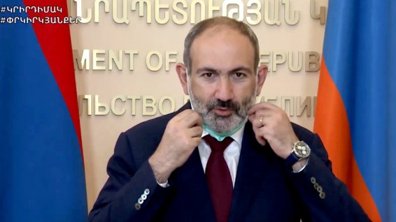 Н. Пашинян: Режим ЧП в Армении будет продлен ещё на месяц