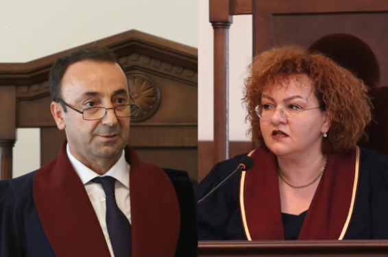 Սահմանադրական դատարանի նախագահ Հրայր Թովմասյանն ու դատավոր Արևիկ Պետրոսյանն արձակուրդում են