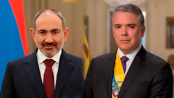 Փաշինյանը շնորհավորական ուղերձ է հղել Կոլումբիայի նախագահին