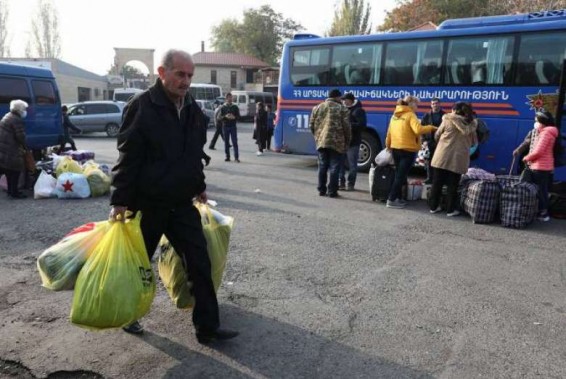 Հայաստանից նոյեմբերի 19-ին 1235 փախստական է վերադարձել Ստեփանակերտ