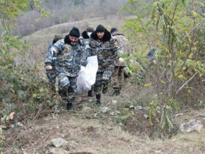 ГСЧС Арцаха: В Физули обнаружены останки еще 5 военнослужащих, их тела неузнаваемы