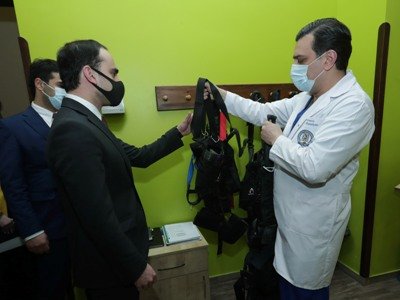 Տիգրան Ավինյանն այցելել է Հայրենիքի պաշտպանի վերականգնողական կենտրոն