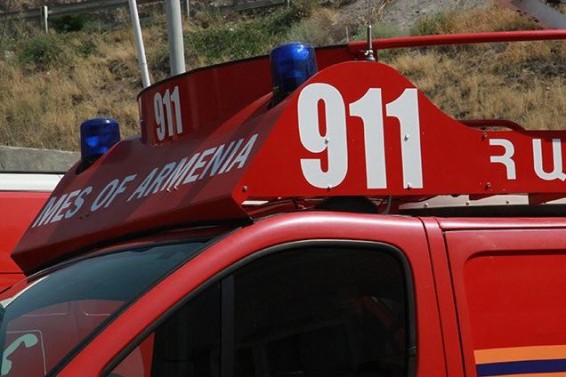 Դավիթ-Բեկի փողոցում բեռնատար է այրվել