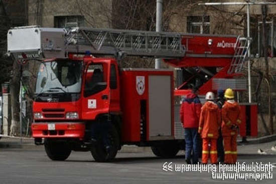 Հրդեհ Թևոսյան փողոցում