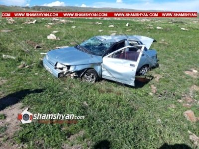 Ավտովթար Արագածոտնի մարզում. ՀՀ ՊՆ N բանակային կորպուսի զինծառայողը ՎԱԶ-21102-ով բախվել է քարերին